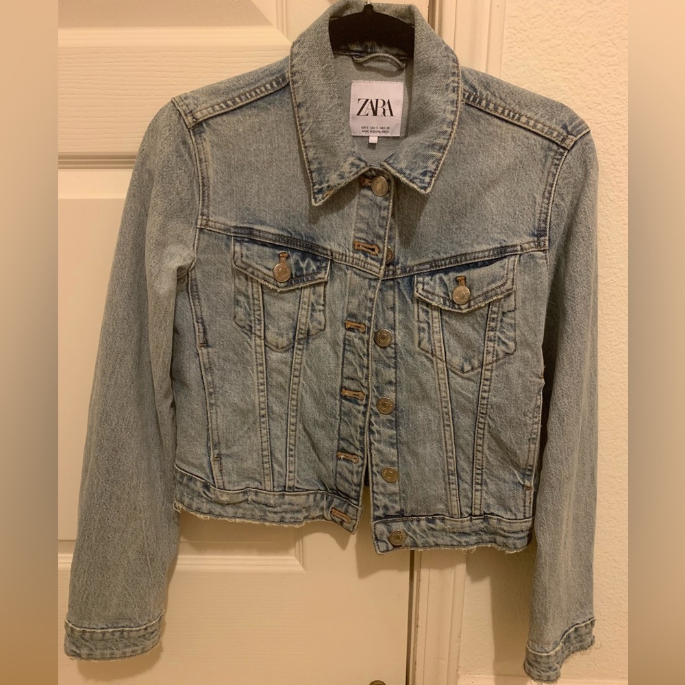 CROPPED ZARA DENIM JACKET